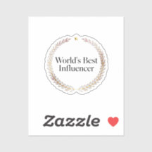 T-Shirt voor de Beste Influencer ter Wereld - Grap