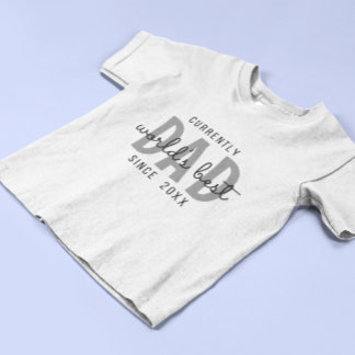 T-Shirt voor de beste papa ter wereld sinds 20XX