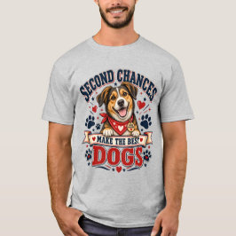 T-Shirt voor de beste reddingshondliefhebber met t