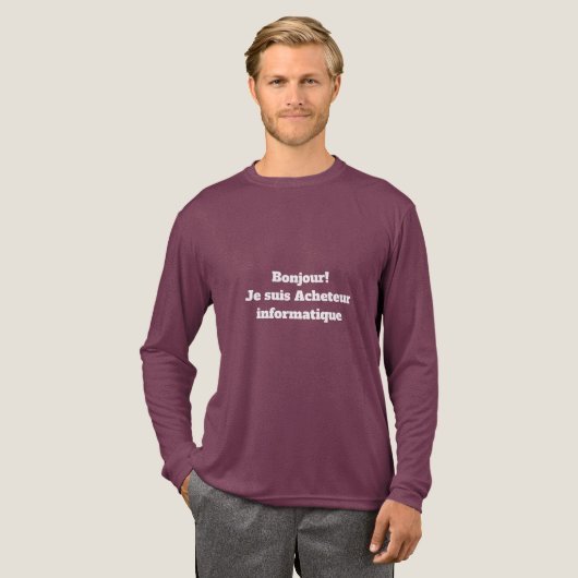 T-shirt voor de computerkoper (Voorkant)