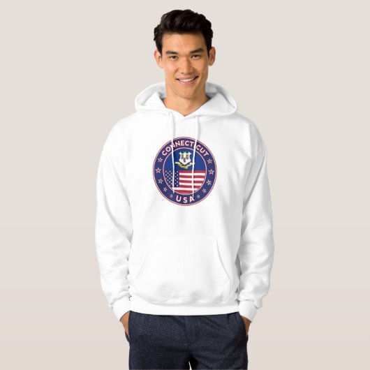 T-shirt voor de Connecticut, (Voorkant volledig)