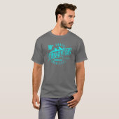 T-shirt voor de Crookes Mountain Challenge in Dark (Voorkant volledig)