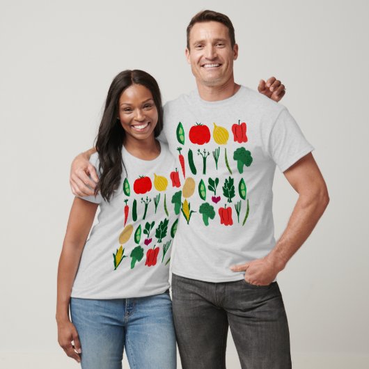 T-shirt voor de Cute Vegetables (Unisex)