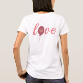  T-shirt voor de dag van de Valentijn (Achterkant)