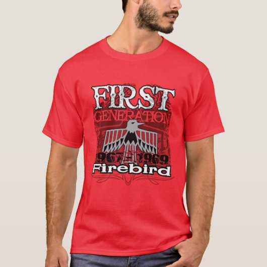 T-shirt voor de eerste generatie Firebird fan (Voorkant)