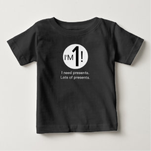 t-shirt voor de eerste verjaardag