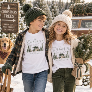 T-shirt voor de familie van de Evergreen Social Cl