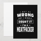 T-shirt voor de functie Meatpacher-functie voor Ma Kaart (Voorkant / Achterkant)