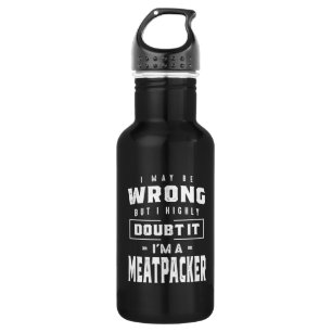 T-shirt voor de functie Meatpacher-functie voor Ma Waterfles