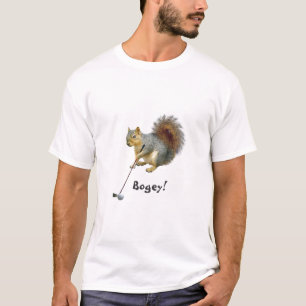 T-shirt voor de golfkartonnen eekhoorn