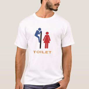 T-shirt voor de Humor van Toilet