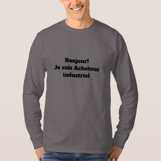 T-shirt voor de industriële inkoper (Voorkant)