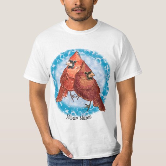 T-shirt voor de kardinaal Couple (Voorkant)