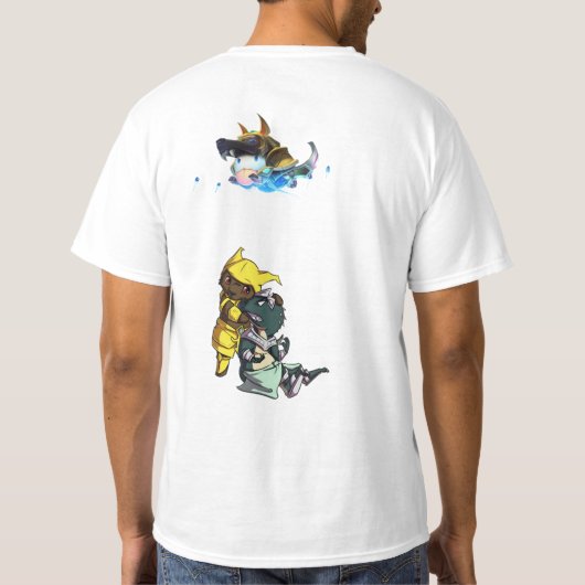 T-shirt voor de Kaukasus (Achterkant)