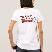 T-shirt voor de kwaadaardige genius (Achterkant)