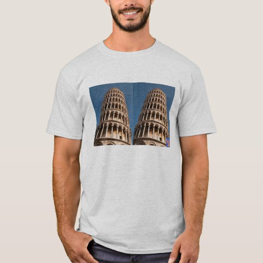 T-shirt voor de leaningtoren (Voorkant)