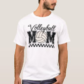 T-shirt voor de leuke volleybalmoeder op speeldag (Voorkant)