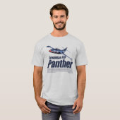 T-shirt voor de luchtvaartkunst "Grumman F9F Panth (Voorkant volledig)