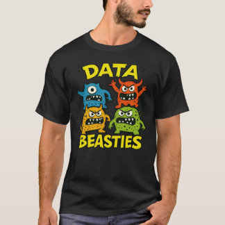 T-shirt voor de mannelijke grommende Data Beasties