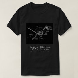 T-shirt voor de missie van Voyager