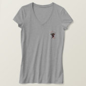 T-shirt voor de nekhals van vrouwen (Design voorkant)