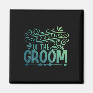 T-shirt voor de nicht van het bruidegomspaar Bache Magneet