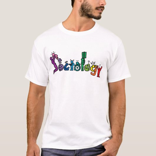 T-shirt voor de sociologie (Voorkant)