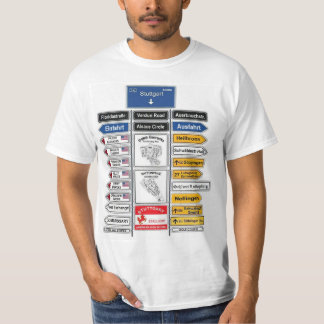 T-shirt voor de streep