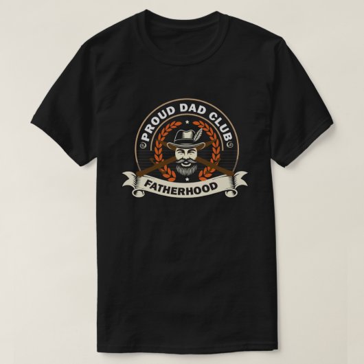 T-Shirt voor de trotskleurende papa club – Grappig (Design voorkant)