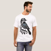T-shirt voor de vogel (Voorkant volledig)