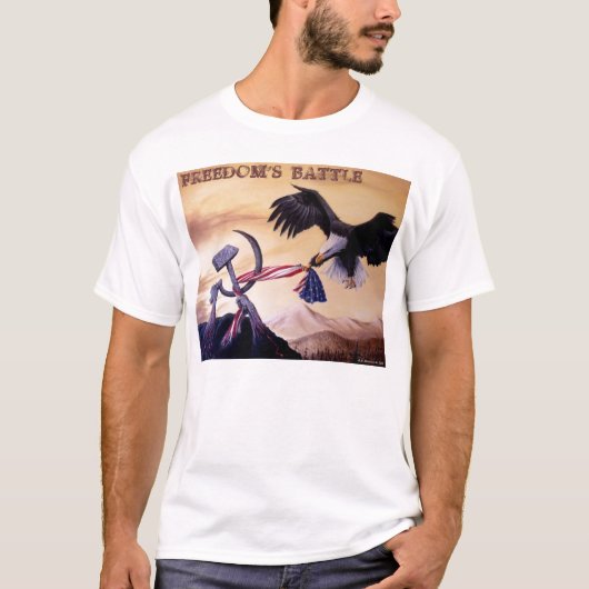 T-shirt voor de vrijhedenstrijd (Voorkant)