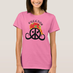 T-shirt voor de vrijheid (vrouwenring); pirate ban
