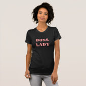 T-shirt voor de vrouwelijke baas (Voorkant volledig)
