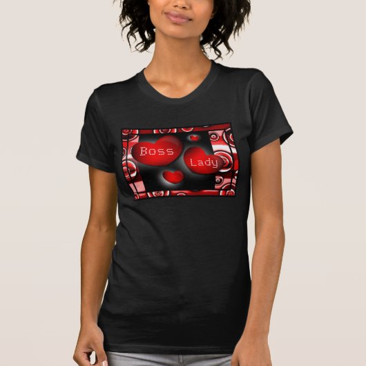 T-shirt voor de vrouwelijke baas (Voorkant)