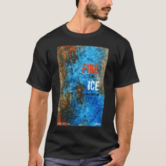 T-shirt voor de Waterverf "Fire and Ice" van unASL