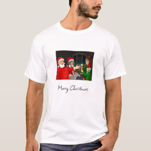 T-shirt voor de workshop van de kerstman