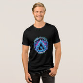T-shirt voor digitale weerstand hackers (Voorkant volledig)