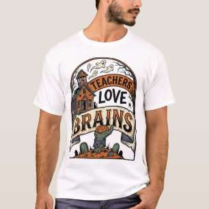 T-shirt voor docenten Halloween Docenten houden va