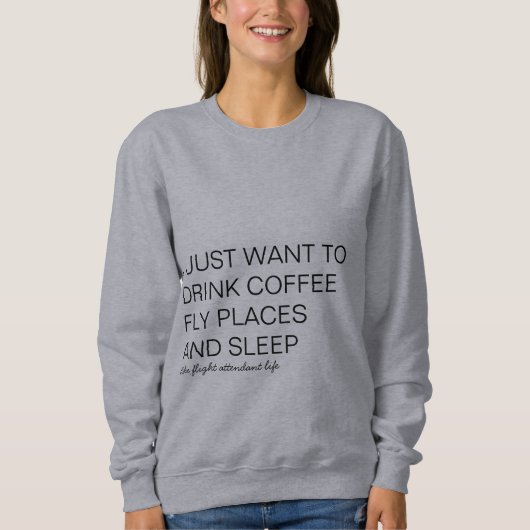 T-shirt voor Drink en vliegen (Voorkant)