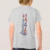 T-Shirt voor echte Amerikaanse jongens (Achterkant)