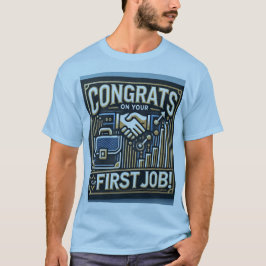 T-shirt voor eerste jobviering | Shirt voor loopba