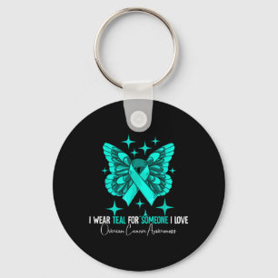 T-shirt voor eierstokkanker bewustzijn2 sleutelhanger