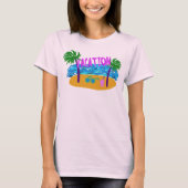 T-shirt voor eilandvakantie (Voorkant)