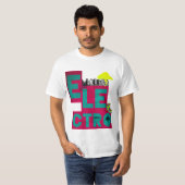 T-shirt voor elektromuziek (Voorkant volledig)