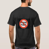 T-shirt voor en achter (Achterkant)