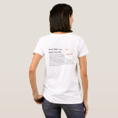 t-shirt voor en achter (Achterkant volledig)