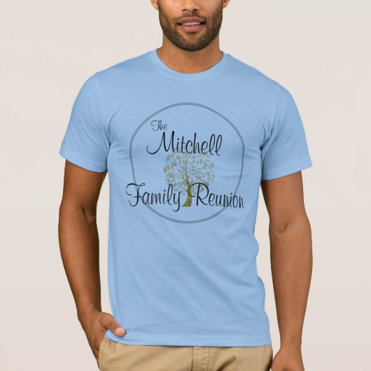 T-shirt voor familiereünie (Voorkant)
