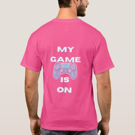 T-shirt voor game-enthousiastelingen (Achterkant)