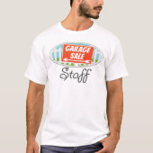 T-shirt voor garageverkoop personeel (Voorkant)
