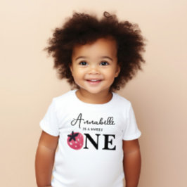 T-shirt voor gast van eer op eerste verjaardag met